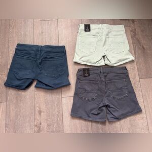 3 pairs of American Eagle Midi Super Stretch Shorts, Size 4 **NWT**